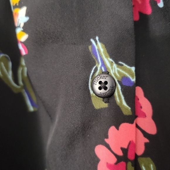Tucker for Target Floral Print Button Down Blouse - Picture 6 of 10